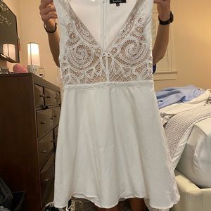 Lulus white formal dress